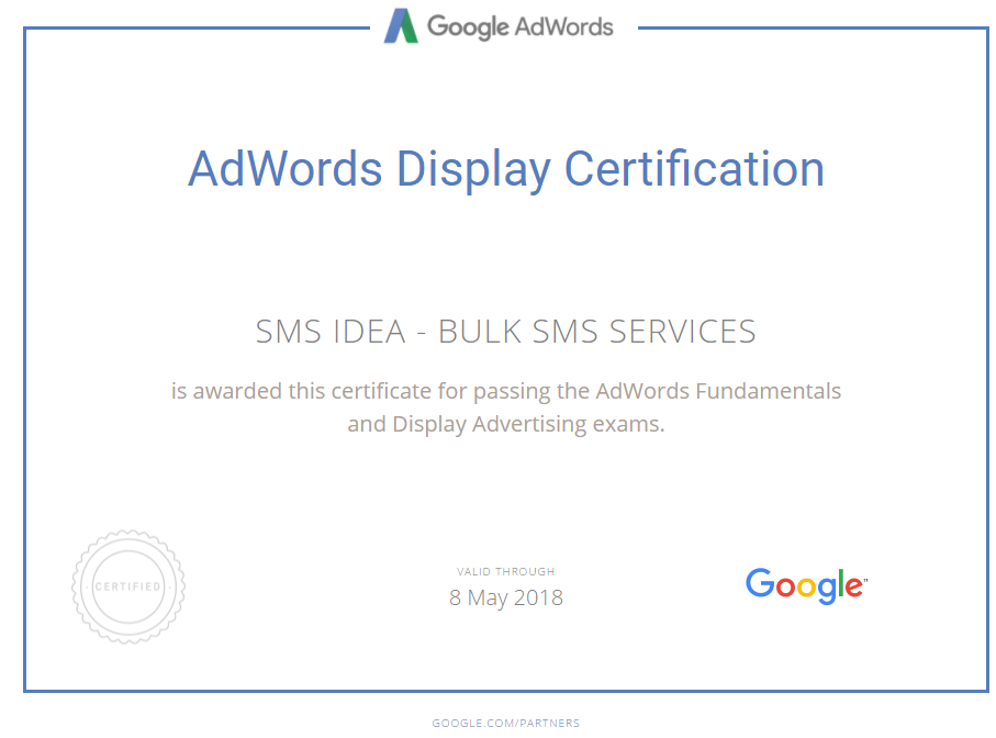 AdWords Display Certification